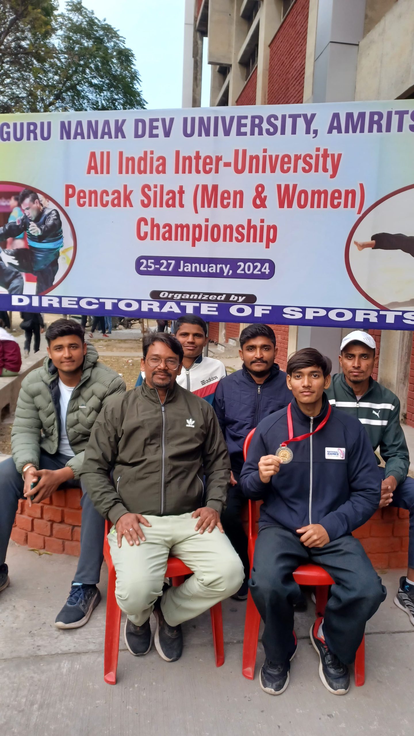 Madhav University Wins Silver Medal At All India Inter-University Pencak Silat (Men & Women Championship)