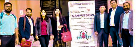 Campus placement drive successfully organized in Madhav University