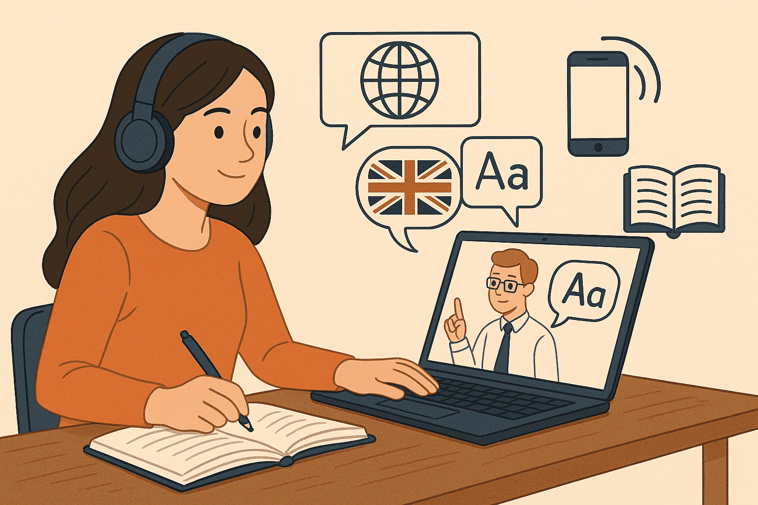 Role of digital communication in learning the English language