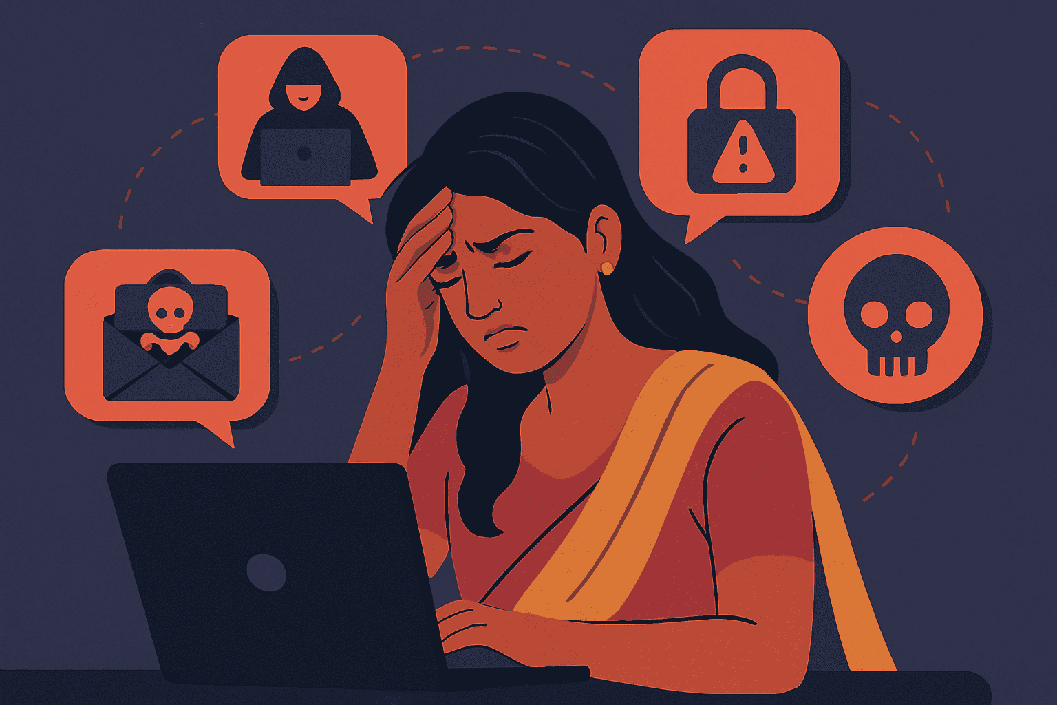 महिलाओं के खिलाफ साइबर अपराध: कानूनी अंतर और समाधान