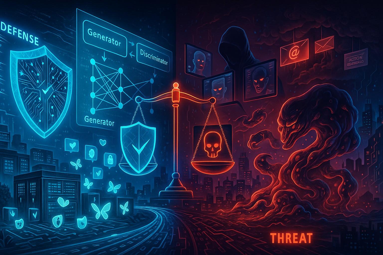 GANs AI cybersecurity evolution 2025 - defense vs threat balance