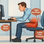 White-collar jobs – Wrong Ergonomics -Lower Cross Syndrome