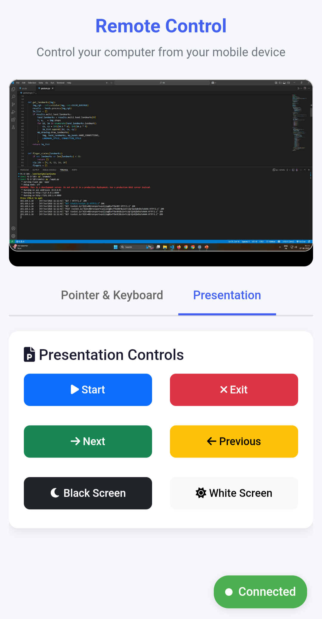 Web GUI
