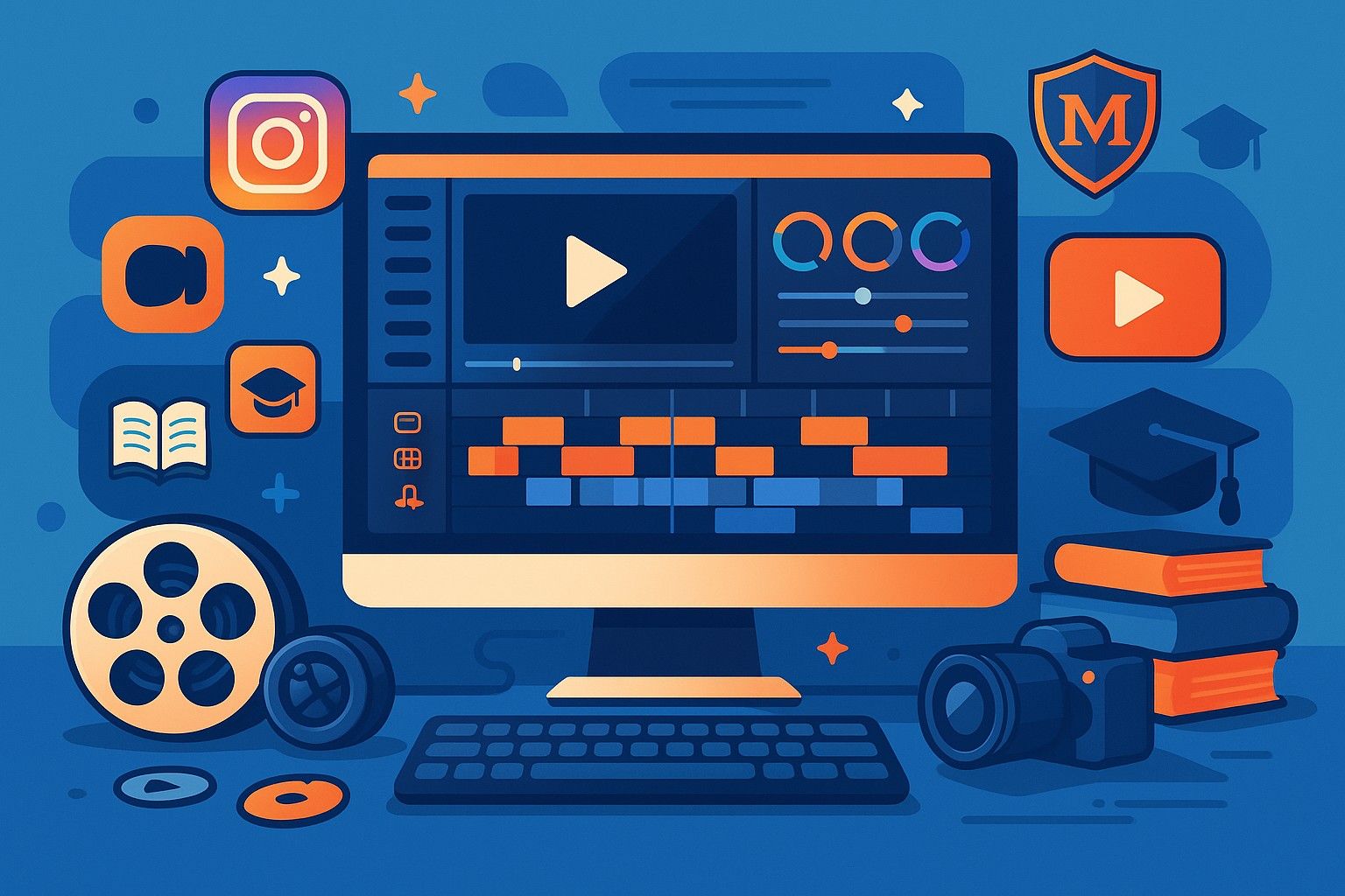 video editing at Madhav University